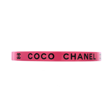 Coco Logo Choker Chain Necklace Resin