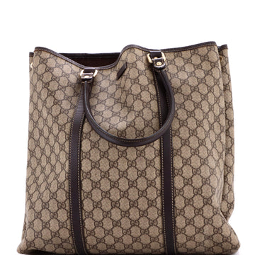 Joy Tote Gg Coated Canvas With Leather