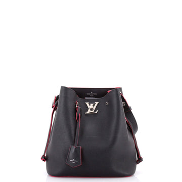 Louis Vuitton Lockme Bucket Bag Leather