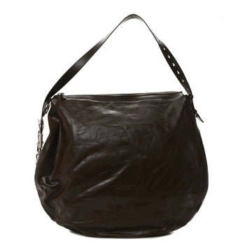 Burberry Calfskin Large Knight Bag Brown