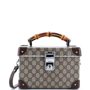 Bamboo Globe-Trotter Vanity Case Gg