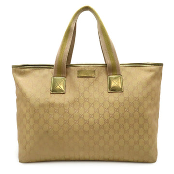 Web Zip Tote Gg Canvas Large
