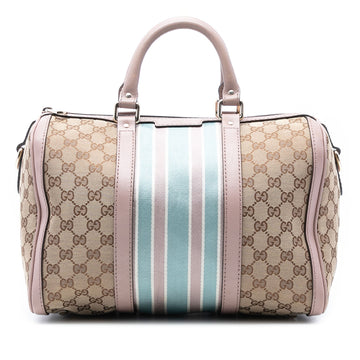 Vintage Web Boston Bag Gg Canvas Medium