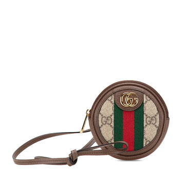 Gucci Ophidia Round Backpack Gg Coated