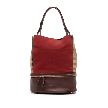Beckett Bucket Bag Nubuck With House