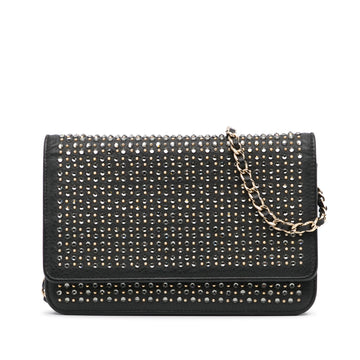 Wallet On Chain Studded Leather