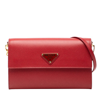 Prada Envelope Flap Chain Shoulder Bag