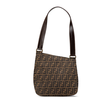 Vintage Shoulder Bag Zucca Canvas Medium