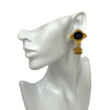 Chanel Cc Logo Clip-On Earrings Metal