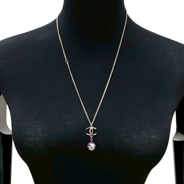 Chanel Cc Logo Chain Pendant Necklace