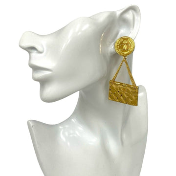 Chanel Cc Logo Clip-On Earrings Metal