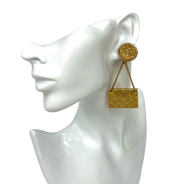 Chanel Cc Logo Clip-On Earrings Metal