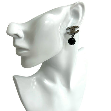 Chanel Cc Logo Clip-On Earrings Sterling