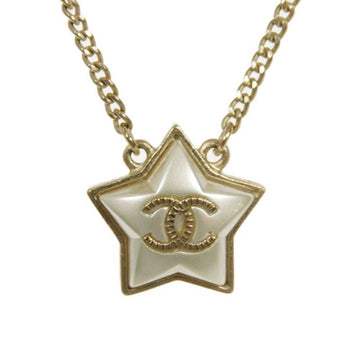 Chanel Cc Logo Star Pendant Necklace