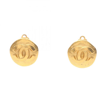 Chanel Cc Logo Clip-On Earrings Metal