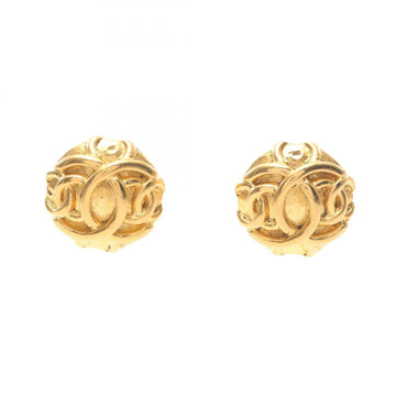 Chanel Cc Logo Clip-On Earrings Metal