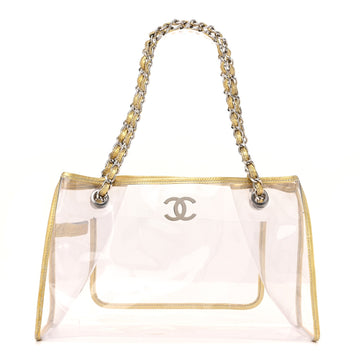 Vinyl Naked Tote Gold