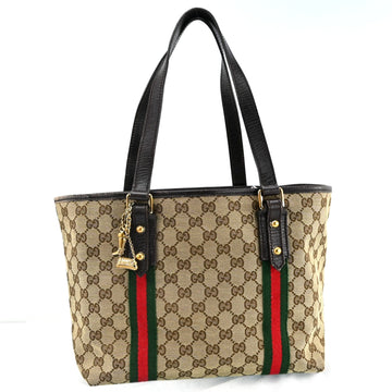 Gucci Sherry Line Gg Pattern Tote Bag