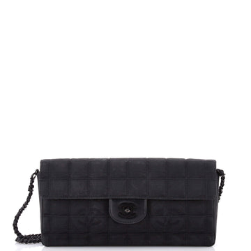 Travel Line Flap Bag Quilted Nylon East