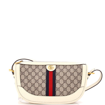 Gucci Ophidia Curved Zip Shoulder Bag Gg