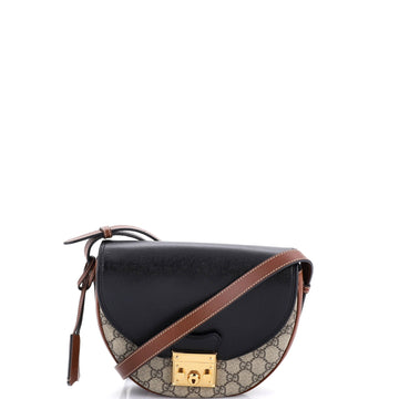 Gucci Padlock Saddle Shoulder Bag Gg