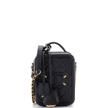 Chanel Filigree Vertical Vanity Case