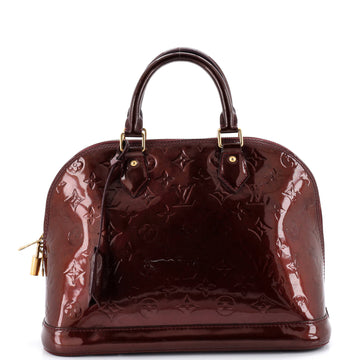 Louis Vuitton Alma Handbag Vernis Mm