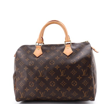 Louis Vuitton Speedy Handbag Canvas 30