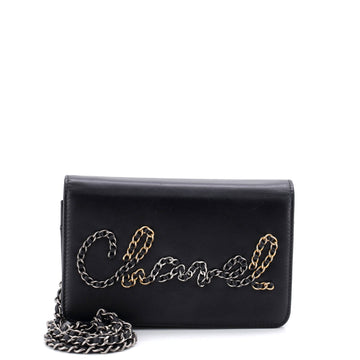 Chanel Chain Signe Wallet On
