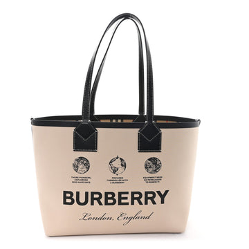 Burberry Cotton Canvas Calfskin Heritage
