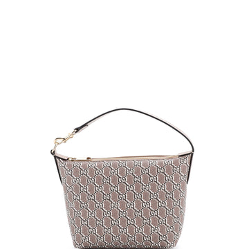 Gucci Ophidia Zip Shoulder Bag Gg Shadow