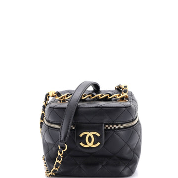 Chanel Chain Bar Vanity Case With