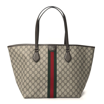 Gucci Gg Supreme Calfskin Web Large