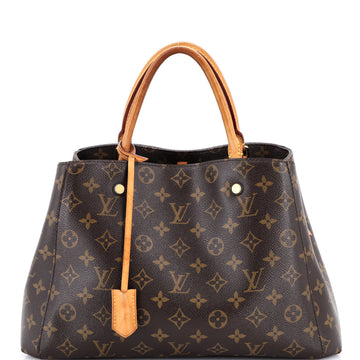 Louis Vuitton Montaigne Handbag Canvas