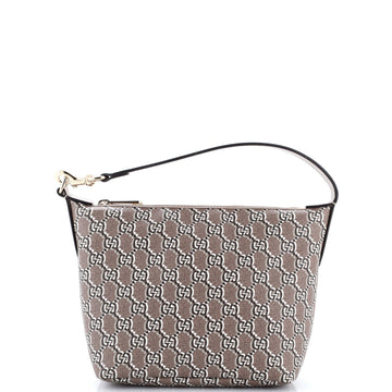 Gucci Ophidia Zip Shoulder Bag Gg Shadow