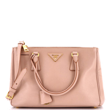 Prada Double Zip Lux Tote Saffiano