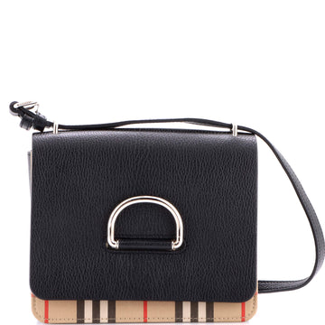 Burberry D-Ring Shoulder Bag Leather