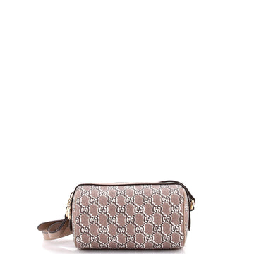 Gucci Cylindrical Shoulder Bag Gg Shadow