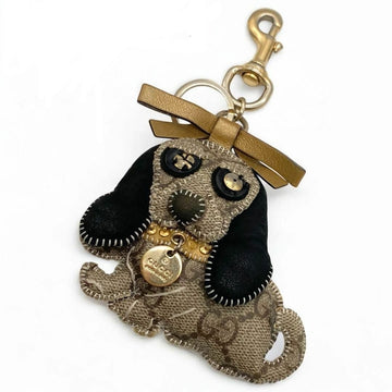 Gucci Guccioli Bag Charm Key Ring Beagle