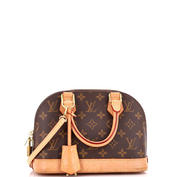 Louis Vuitton Alma Handbag Canvas Bb