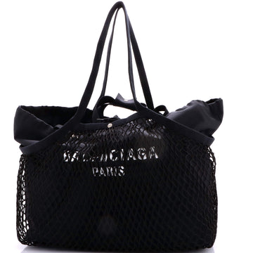 Balenciaga 24/7 Drawstring Tote Mesh And