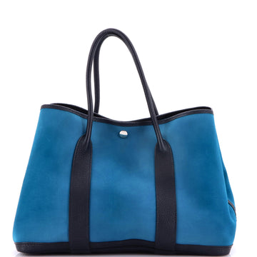Hermes Garden Party Tote Toile And