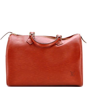 Louis Vuitton Speedy Handbag Epi Leather
