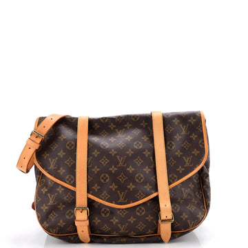 Louis Vuitton Saumur Handbag Canvas 43
