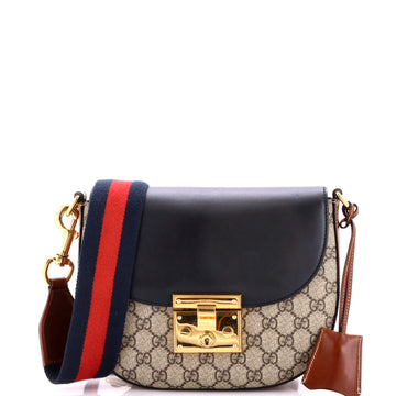 Gucci Padlock Saddle Shoulder Bag Gg