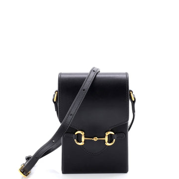 Gucci Horsebit Crossbody Bag Leather