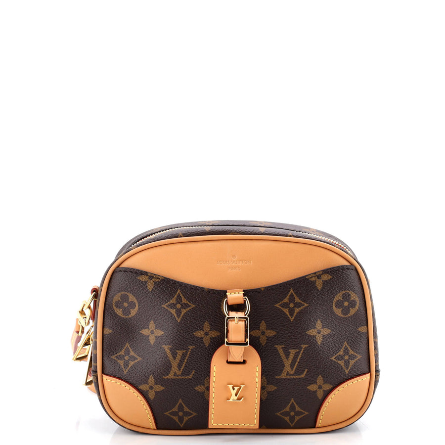 Louis Vuitton Deauville Handbag Canvas