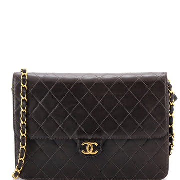 Chanel Vintage Clutch With Chain Quilted
