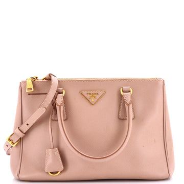 Prada Double Zip Lux Tote Saffiano