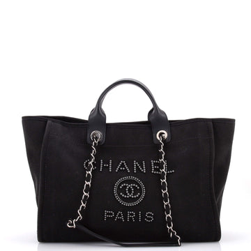 Chanel Deauville Tote Pearl Embellished